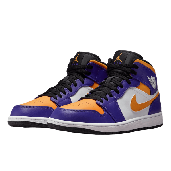 Nike Air Jordan 1 Mid Lakers (2022) Side