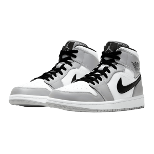 Nike Air Jordan 1 Mid Light Smoke Grey (W) Side