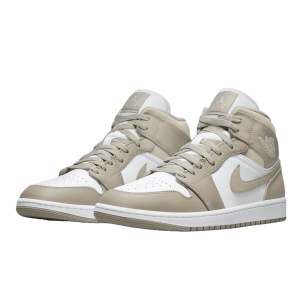 Nike Air Jordan 1 Mid Linen Side