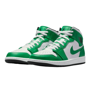 Nike Air Jordan 1 Mid Lucky Green Side