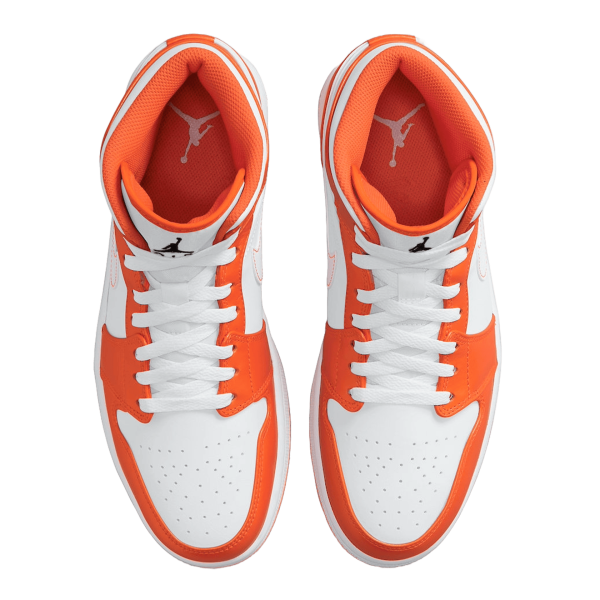 Nike Air Jordan 1 Mid Metallic Orange Oben