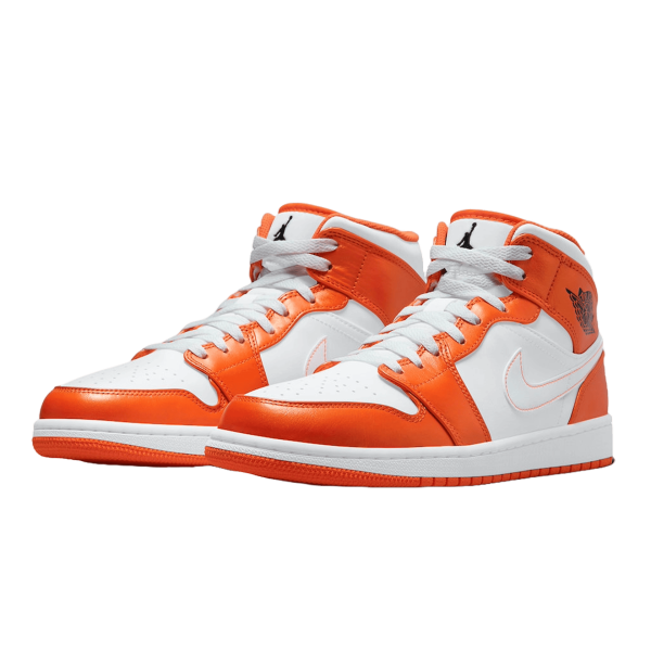 Nike Air Jordan 1 Mid Metallic Orange Side