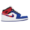 Nike Air Jordan 1 Mid Rush Blue University Red (GS)