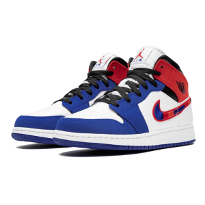 Nike Air Jordan 1 Mid Rush Blue University Red (GS) Side