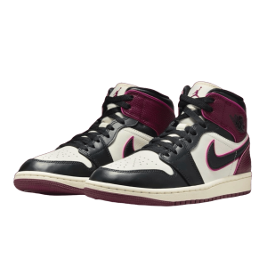 Nike Air Jordan 1 Mid SE Bordeaux (W) Side