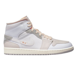Nike Air Jordan 1 Mid SE Craft Inside Out White Grey