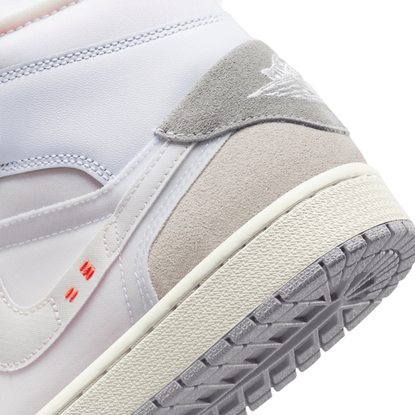 Nike Air Jordan 1 Mid SE Craft Inside Out White Grey Back