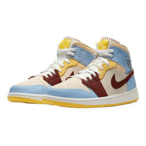 Nike Air Jordan 1 Mid SE Fearless Maison Chateau Rouge Side