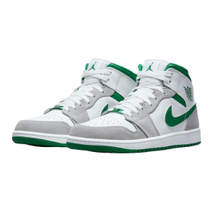 Nike Air Jordan 1 Mid SE Grey Green Side