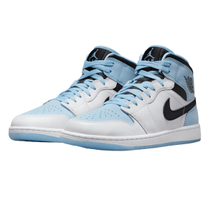 Nike Air Jordan 1 Mid SE Ice Blue (2023) (GS) Side
