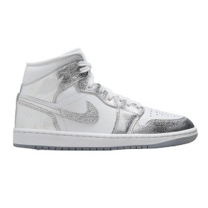 Nike Air Jordan 1 Mid SE Metallic Silver (W)