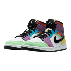 Nike Air Jordan 1 Mid SE Multi-Color (W) Side