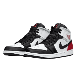 Nike Air Jordan 1 Mid SE Red Black Toe Side