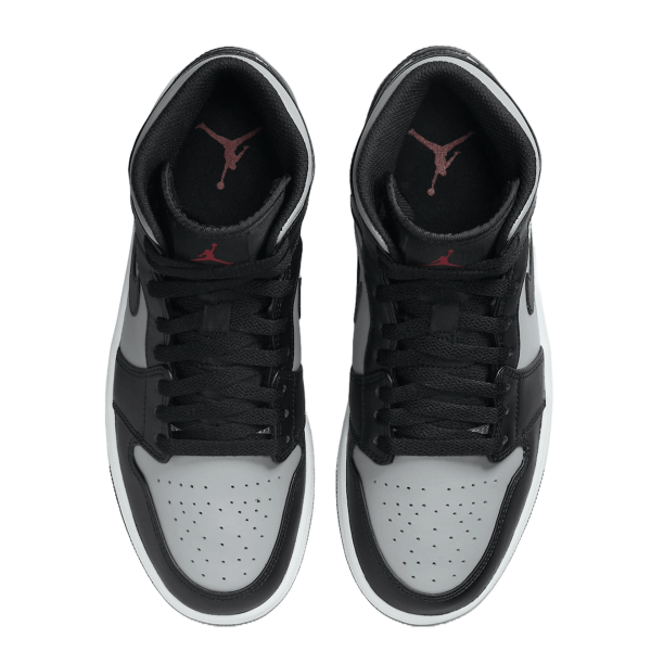 Nike Air Jordan 1 Mid Shadow Red (GS) Oben