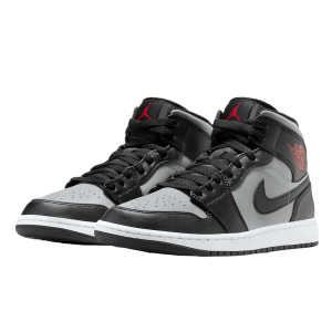 Nike Air Jordan 1 Mid Shadow Red (GS) Side