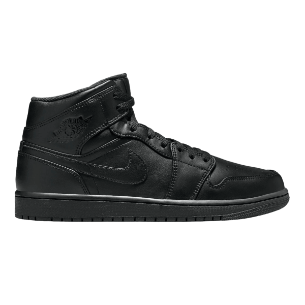 Nike Air Jordan 1 Mid Triple Black