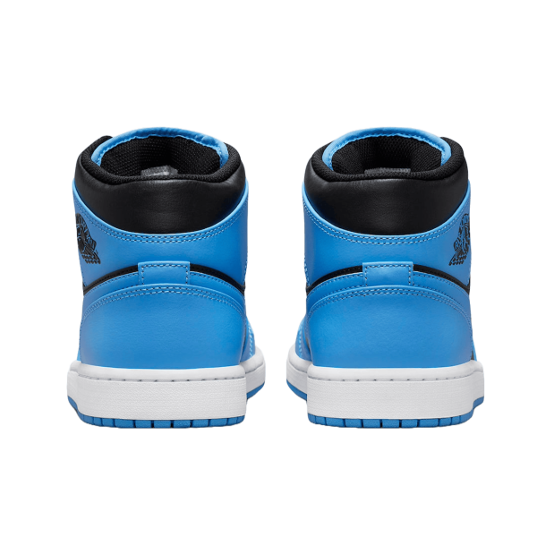 Nike Air Jordan 1 Mid University Blue Black Back