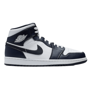 Nike Air Jordan 1 Mid White Metallic Gold Obsidian