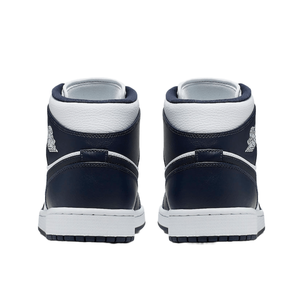 Nike Air Jordan 1 Mid White Shadow Back