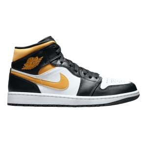 Nike Air Jordan 1 Mid White Pollen Black
