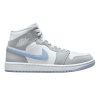 Nike Air Jordan 1 Mid Wolf Grey Aluminum (W)