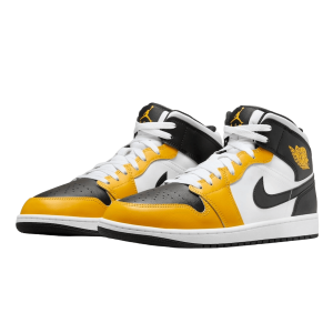 Nike Air Jordan 1 Mid Yellow Ochre Side