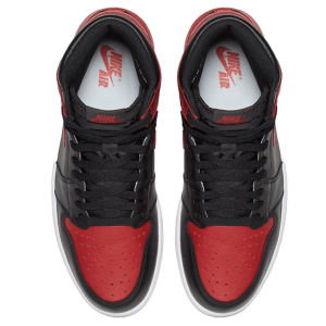 Nike Air Jordan 1 Retro High Bred Banned (2016) Oben