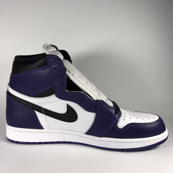 Nike Air Jordan 1 Retro High Court Purple White (GS) Links