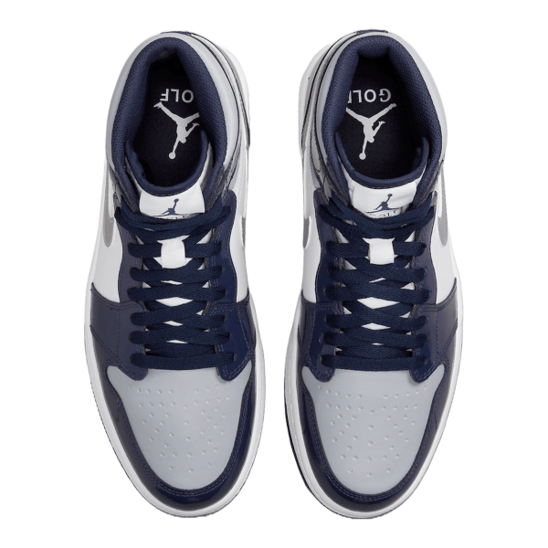 Nike Air Jordan 1 Retro High Golf Patent Midnight Navy Oben