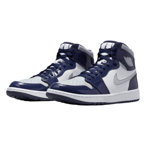 Nike Air Jordan 1 Retro High Golf Patent Midnight Navy Side