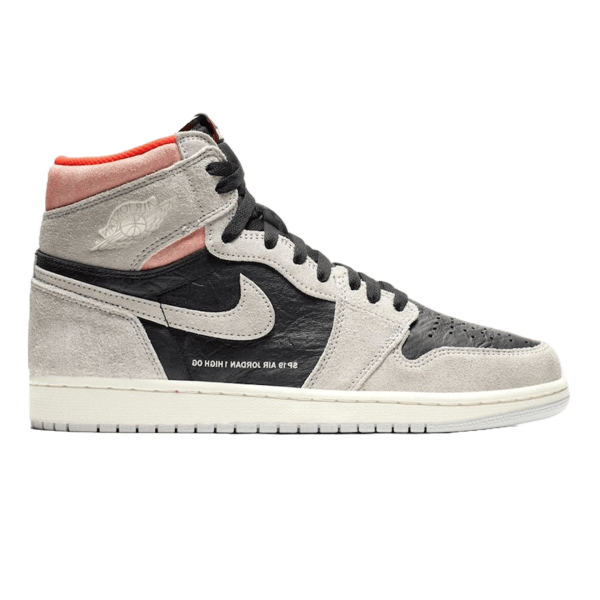 Nike Air Jordan 1 Retro High Neutral Grey Hyper Crimson