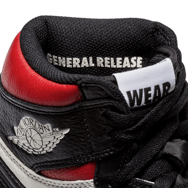 Nike Air Jordan 1 Retro High Not for Resale Varsity Red Detail