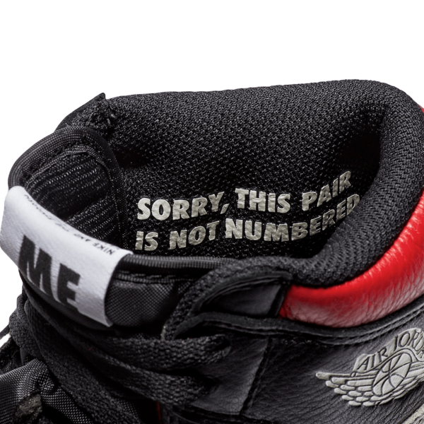 Nike Air Jordan 1 Retro High Not for Resale Varsity Red Detail 2