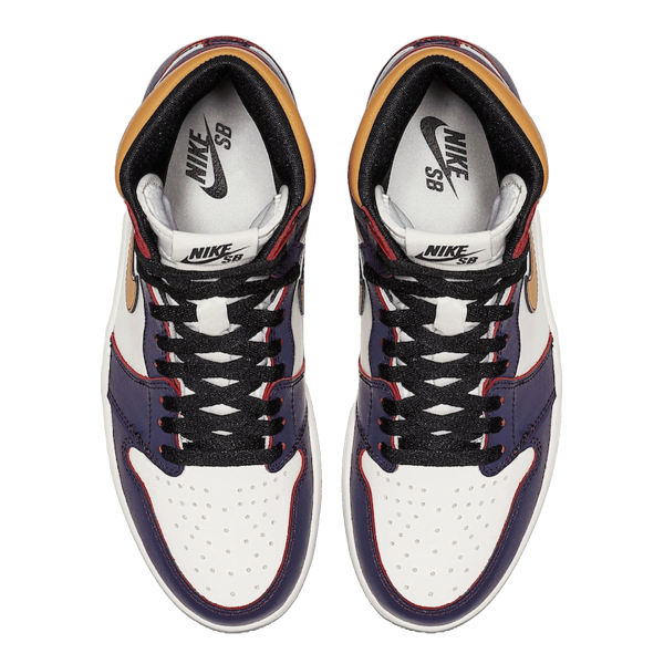 Nike Air Jordan 1 Retro High OG Defiant SB LA to Chicago Oben