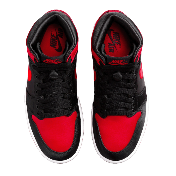 Nike Air Jordan 1 Retro High OG Satin Bred (W) Oben