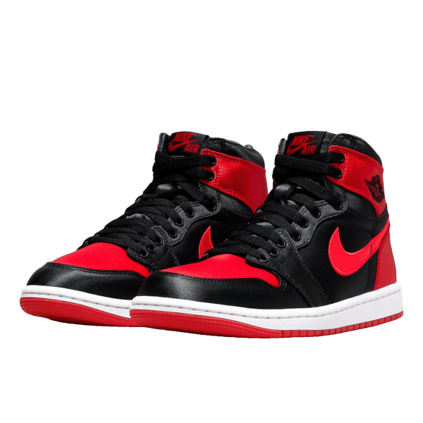 Nike Air Jordan 1 Retro High OG Satin Bred (W) Side
