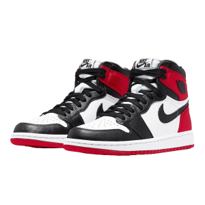 Nike Air Jordan 1 Retro High Satin Black Toe (W) Side