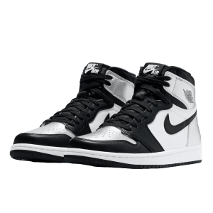 Nike Air Jordan 1 Retro High Silver Toe (W) Side