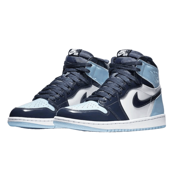 Nike Air Jordan 1 Retro High UNC Patent (W) Side