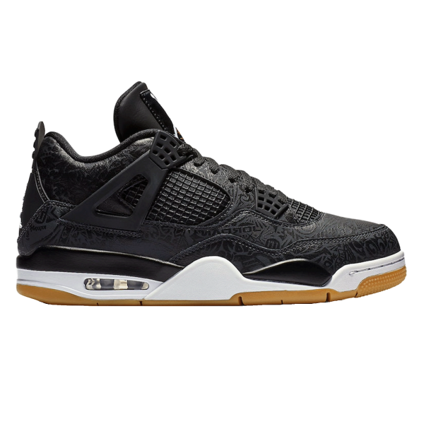Nike Air Jordan 4 Retro Laser Black Gum (GS)