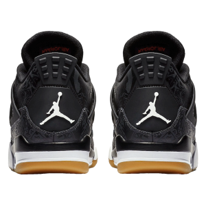 Nike Air Jordan 4 Retro Laser Black Gum (GS) Back