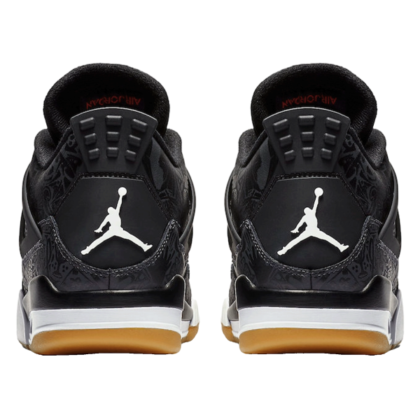 Nike Air Jordan 4 Retro Laser Black Gum (GS) Back