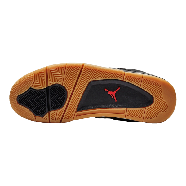 Nike Air Jordan 4 Retro Laser Black Gum (GS) Sohle