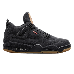 Nike Air Jordan 4 Retro Levi's Black (GS) (Levi's Tag)