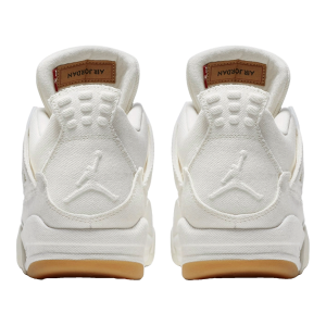 Nike Air Jordan 4 Retro Levi's White (Levi's Tag) Back