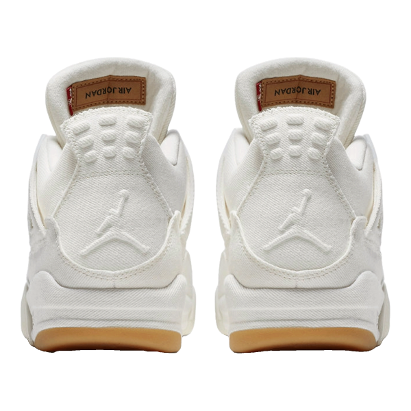 Nike Air Jordan 4 Retro Levi's White (Levi's Tag) Back