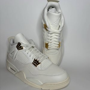 Nike Air Jordan 4 Retro Metallic Gold (W) front