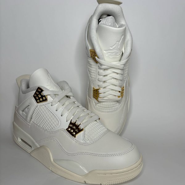 Nike Air Jordan 4 Retro Metallic Gold (W) front