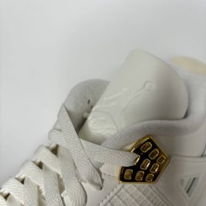 Nike Air Jordan 4 Retro Metallic Gold (W) Tongue
