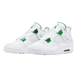 Nike Air Jordan 4 Retro Metallic Green Side